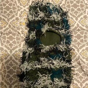 Multicolor Knit Balaclava face mask